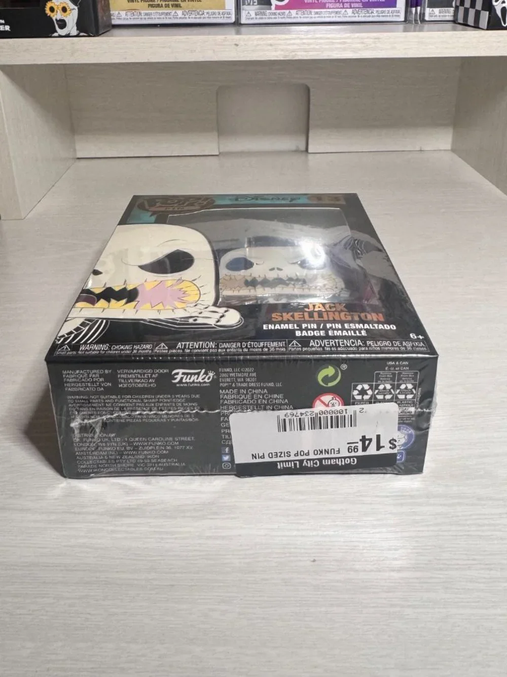 Jack Skellington 13 Funko Pin  - Nightmare Before Christmas Glows in Dark Sealed